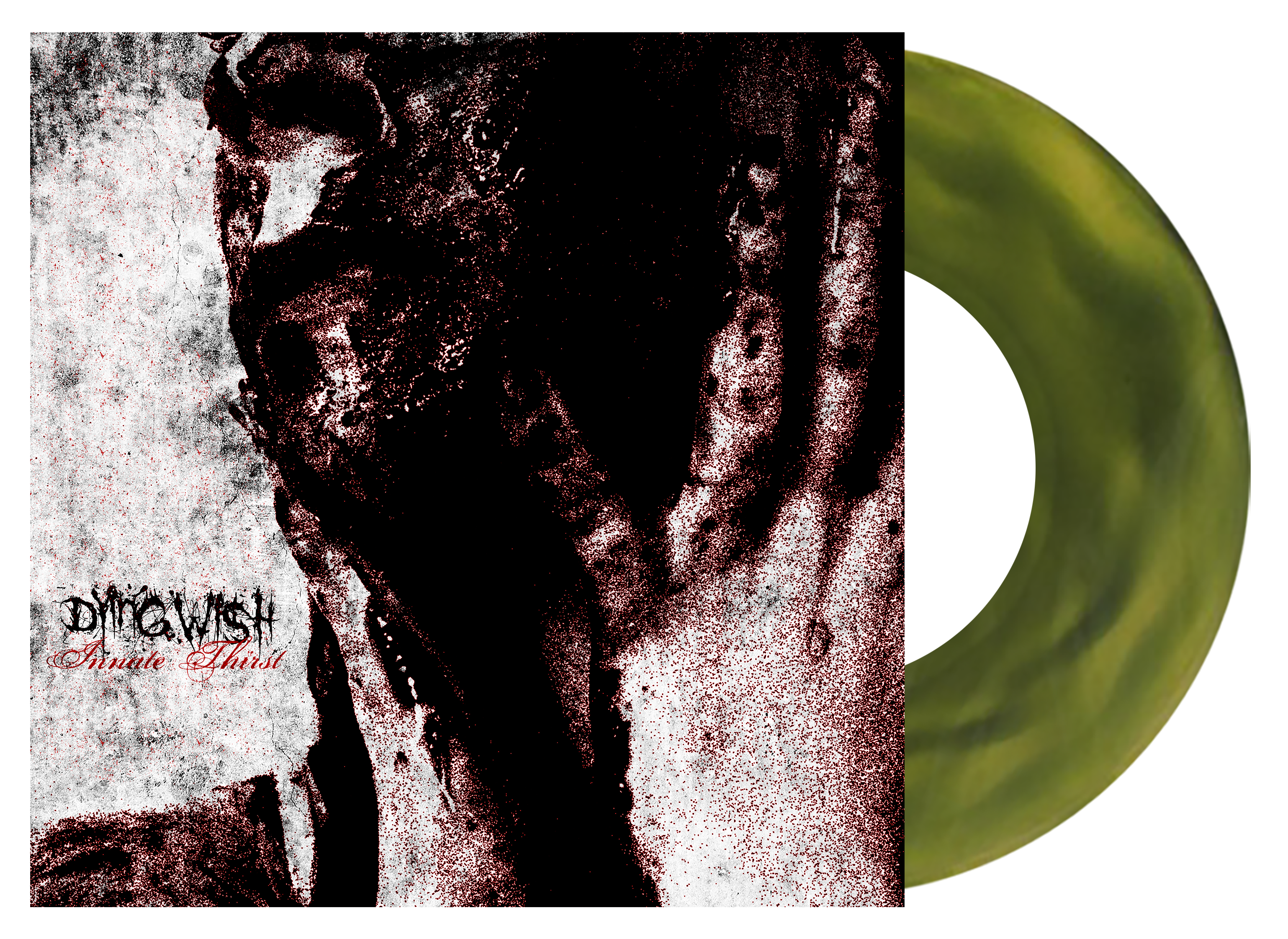 Dying Wish - ''Innate Thirst'' Swamp Green & Beer 7" LP