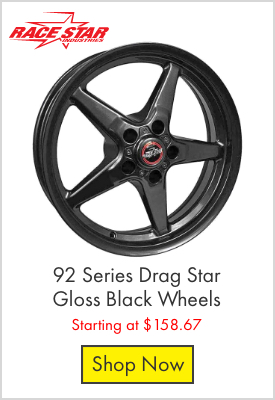 RaceStar 92 Series Drag Star Gloss Black Wheels - Starting at $158.67