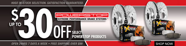 Save Up to $30 on Powerstop Z36 Brake Rotor, Pad, & Caliper Kits