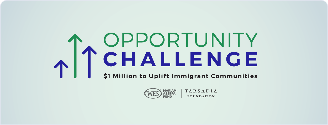 WES Mariam Assefa Fund and Tarsadia Foundation Opportunity Challenge banner