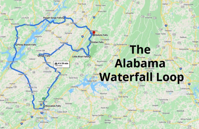 Alabama''s Scenic Waterfall Loop Will Take You To 7 Different Waterfalls