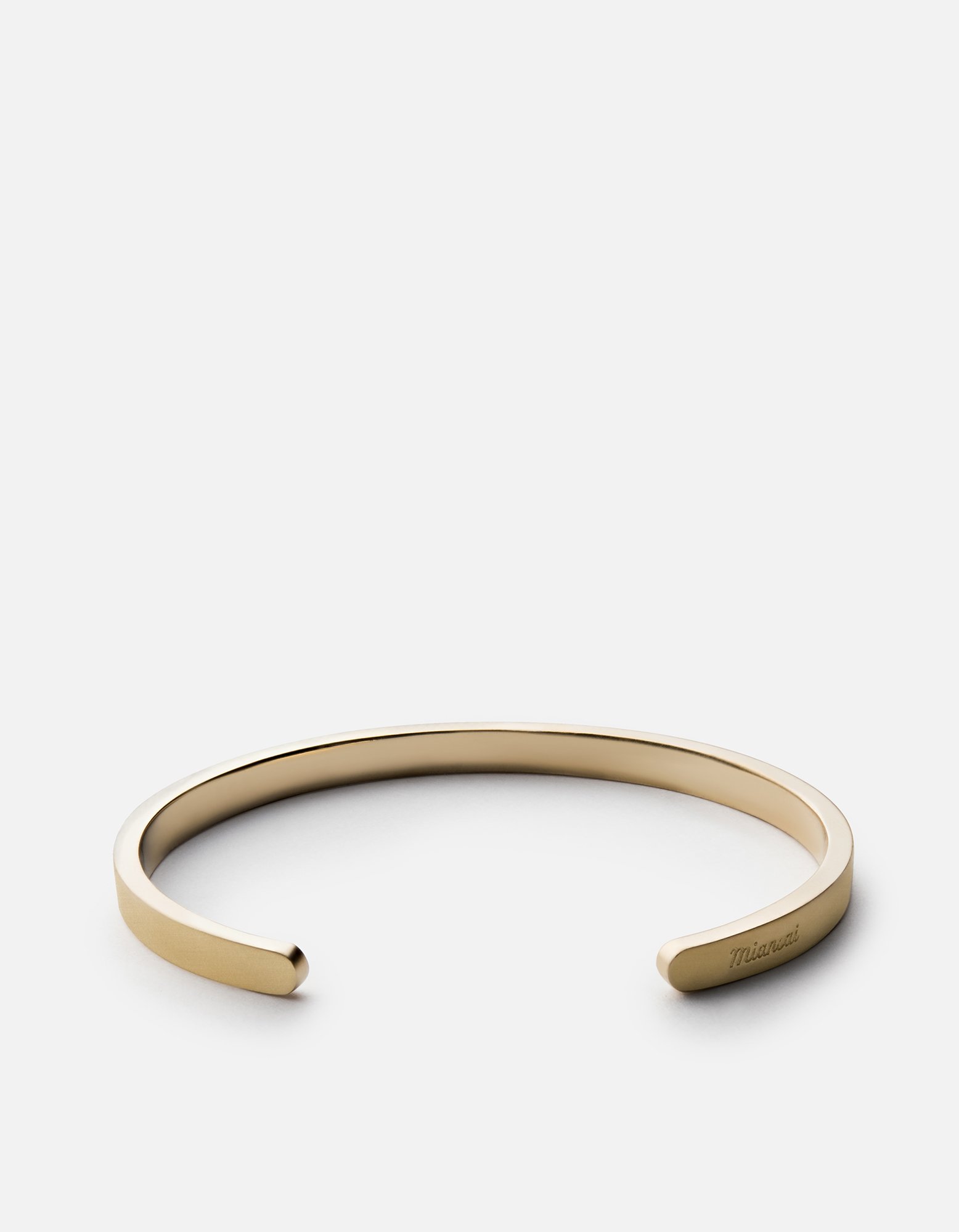 Singular Cuff, Matte Brass