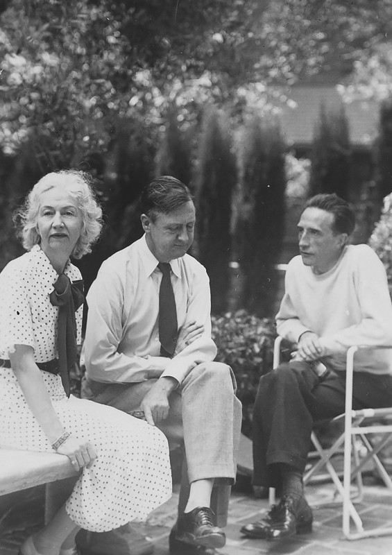 Walter and Louise Arensberg with Marcel Duchamp, 1936.  Photo by Beatrice Wood. Courte- sy Beatrice Wood Center for the  Arts/Happy Valley Foundation