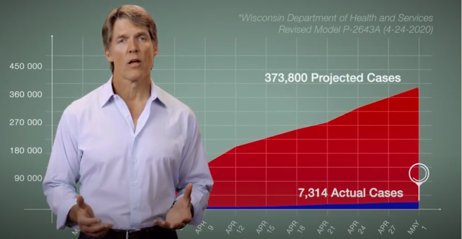 Former U.S. Senate candidate and Madison businessman Eric Hovde appears in a 60-second television ad.