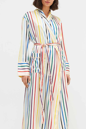 rainbow dressing gown