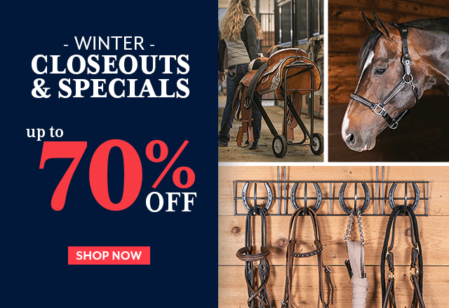 Winter closeouts & specials up to 70% off.