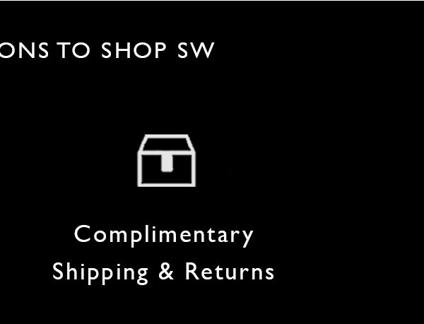 Complimentary Shipping & Returns