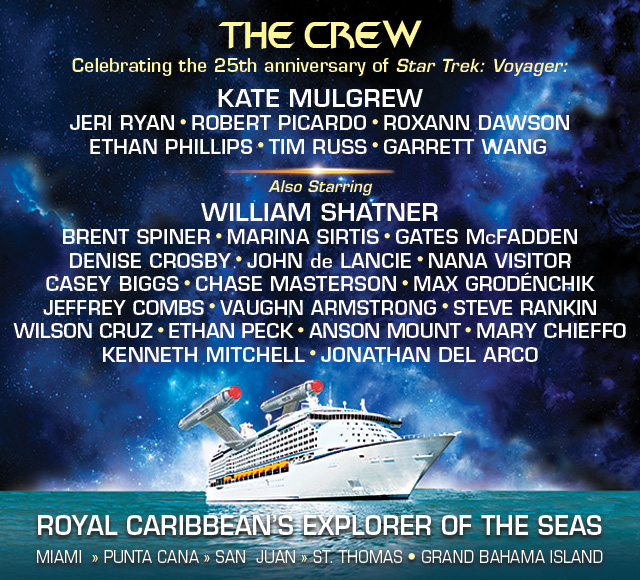 Star Trek The Cruise IV - Lineup + Book Now