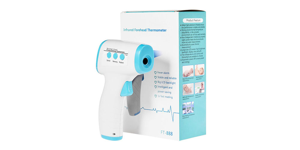 Digital LED Infrared No-Contact Thermometer