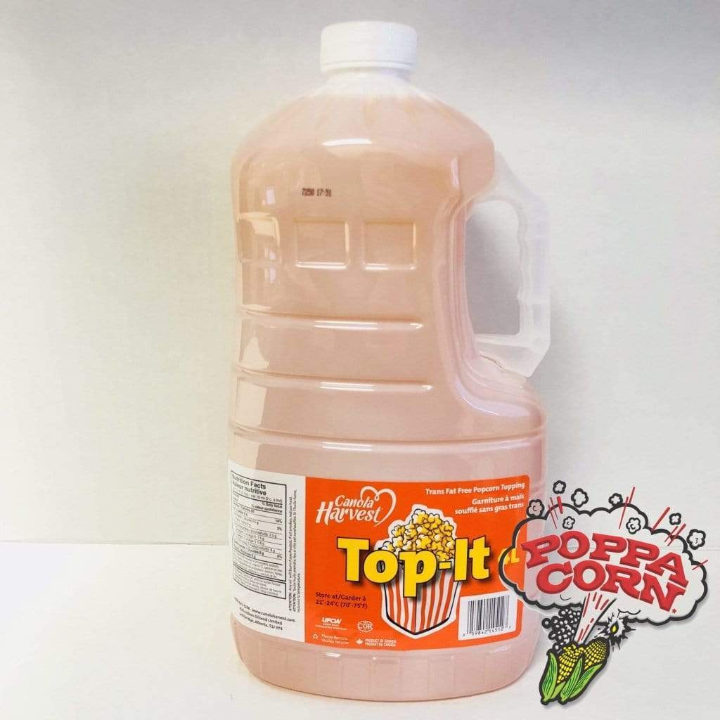 OVERSTOCK SALE - Theatre Butter Topping - Canola Harvest Top It - 4L Bottle
