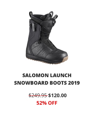 SALOMON LAUNCH SNOWBOARD BOOTS 2019