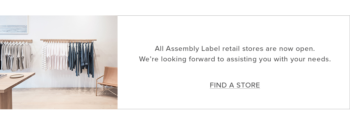 Find A Store | Assembly Label