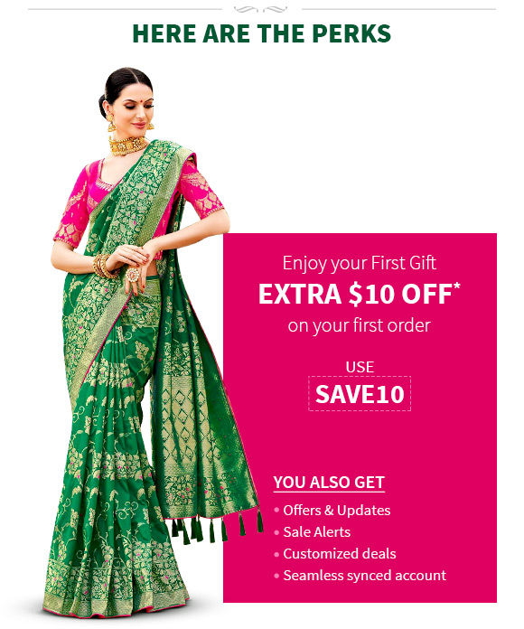  A lovely collection of Sarees, Salwar Suits, Dupattas & more. Buy Now!