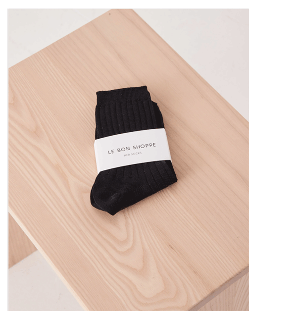 Le Bon Shoppe - Her Sock True Black | Assembly Label