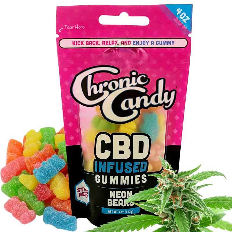 Image of Neon CBD Gummy Bears