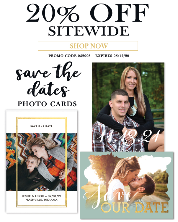 Take 20% off sitewide on your next online order only at theamericanwedding.com