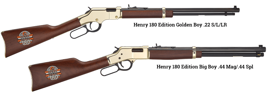 Henry 180 Trophy rifles