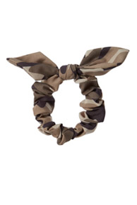 Camo Knotted Bow Scrunchie