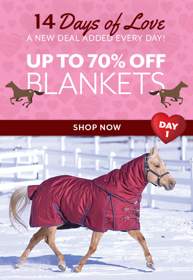 14 Days of Love - a new deal added every day. Today's lovely deal is on blankets, neck covers, and liners.