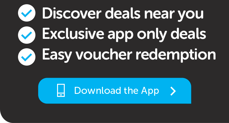 Discover Deals Near You, Exclusive App Only Deals, Easy Voucher Redemption