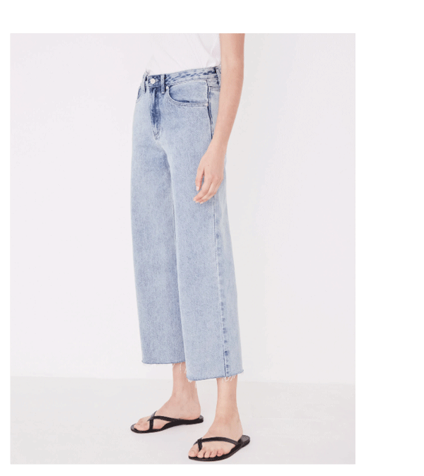 High Waist Flare Jean Stone Blue | Assembly Label