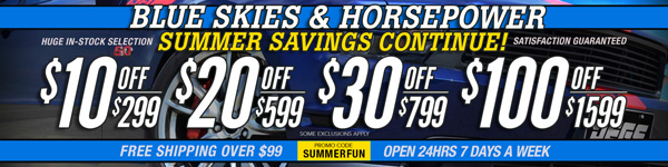 Save $10 Off $299, $20 Off $599, $30 Off $799, $100 Off $1,599 Orders - Promo Code: SUMMERFUN