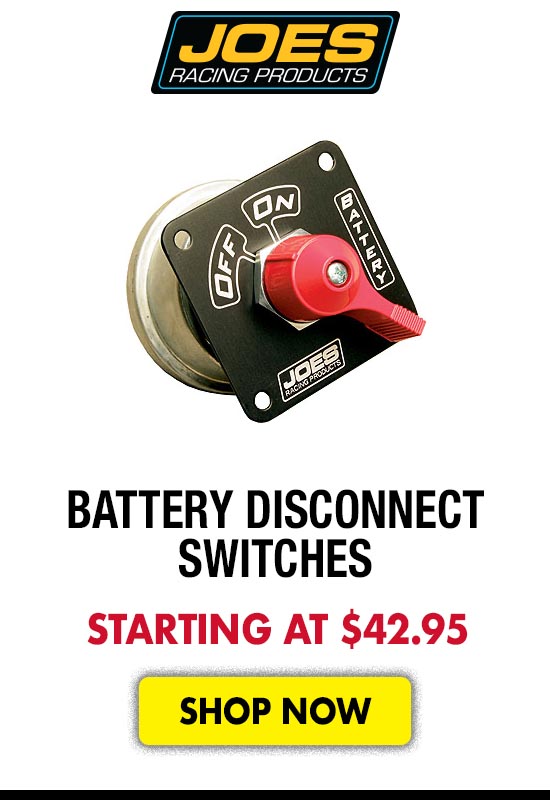 Joes Racing Products Battery Disconnect Switches - Starting at $42.95