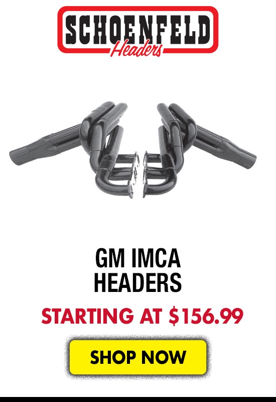 Schoenfeld GM IMCA Headers - Starting at $156.99