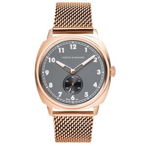 Meridian Milanese 38mm Rose Gold Charcoal