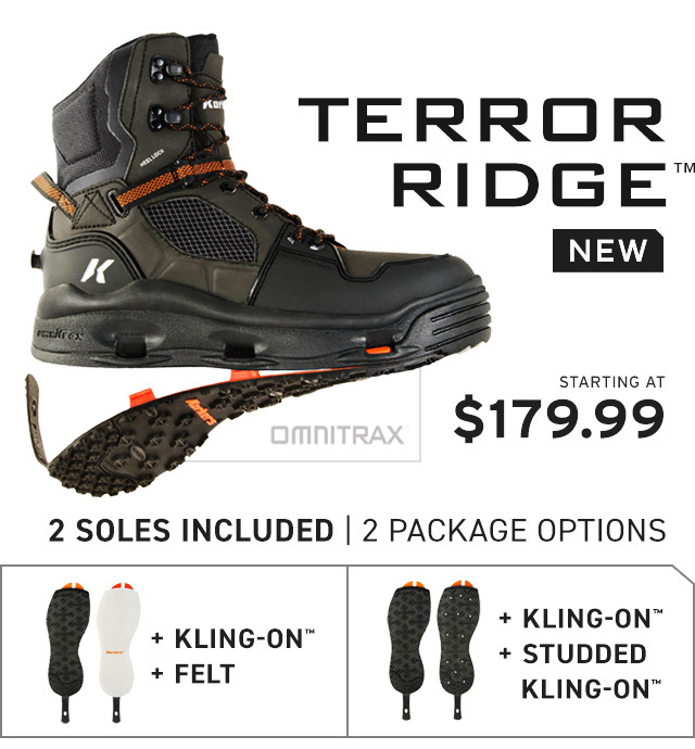 Korkers New Terror Ridge Wading Boots - Shop now