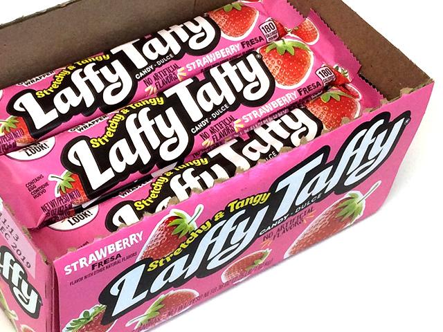 Image of Laffy Taffy 1.5 oz Strawberry Bar - box of 24