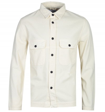 Albam White Cord Long Sleeve Shirt