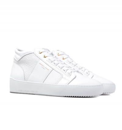 Android Homme Propulsion Mid Raptor Emboss White Trainers