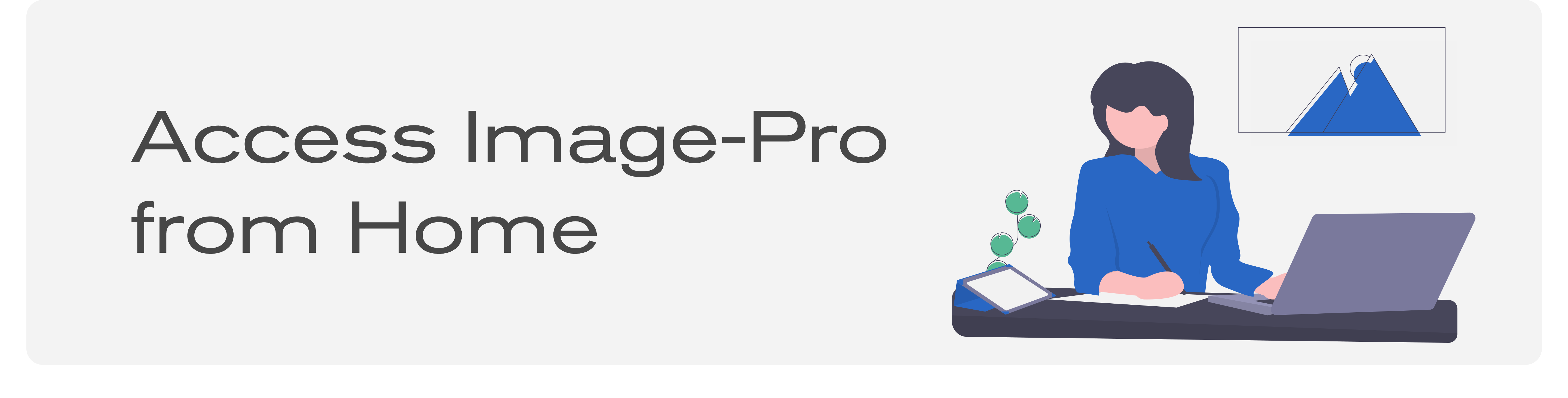 Access Image-Pro from Home