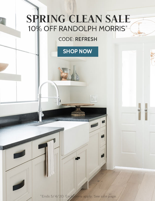 Spring Clean Sale. 10% off Randolph Morris with code REFRESH.