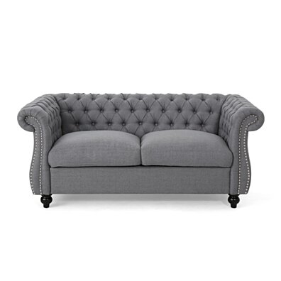 Kyle Traditional Chesterfield Loveseat Sofa