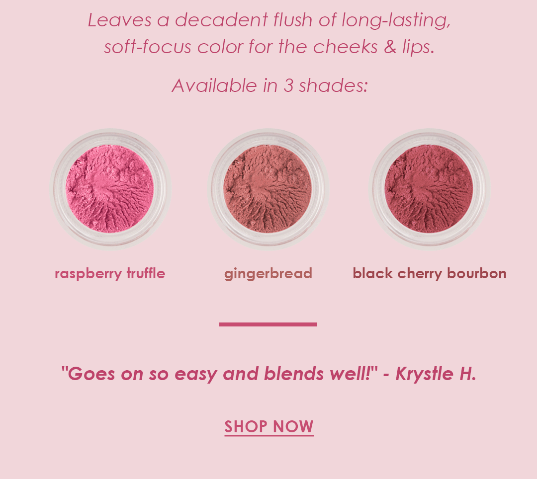 Leaves a decadent flush of long-lasting, soft-focus color for the lips & cheeks. Shop now!