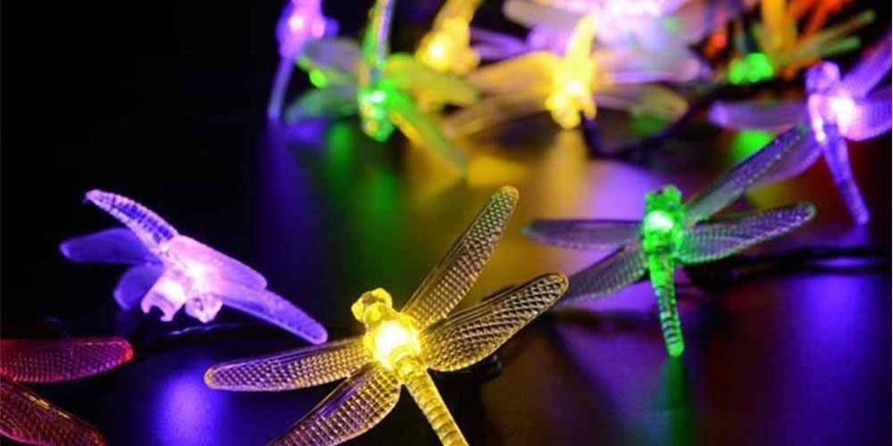 Solar Powered Firefly LED Light String