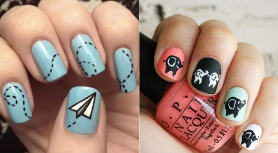 DIY Nail Art Ideas - Easy Step by Step Design Idea for Nails - How to Make Manicures at Home Simple - Paint and Polish Tips #nailart #naildesigns https://diyjoy.com/diy-nail-art-ideas-instagram