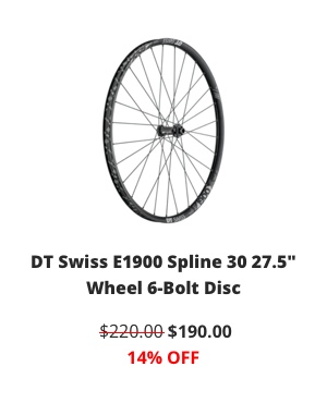 DT Swiss E1900 Spline 30 27.5" Wheel 6-Bolt Disc