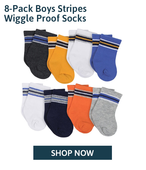 Boys Wiggle Proof Socks