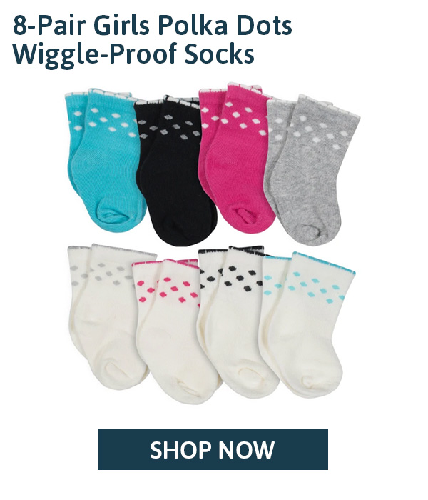 Girls Wiggle Proof Socks