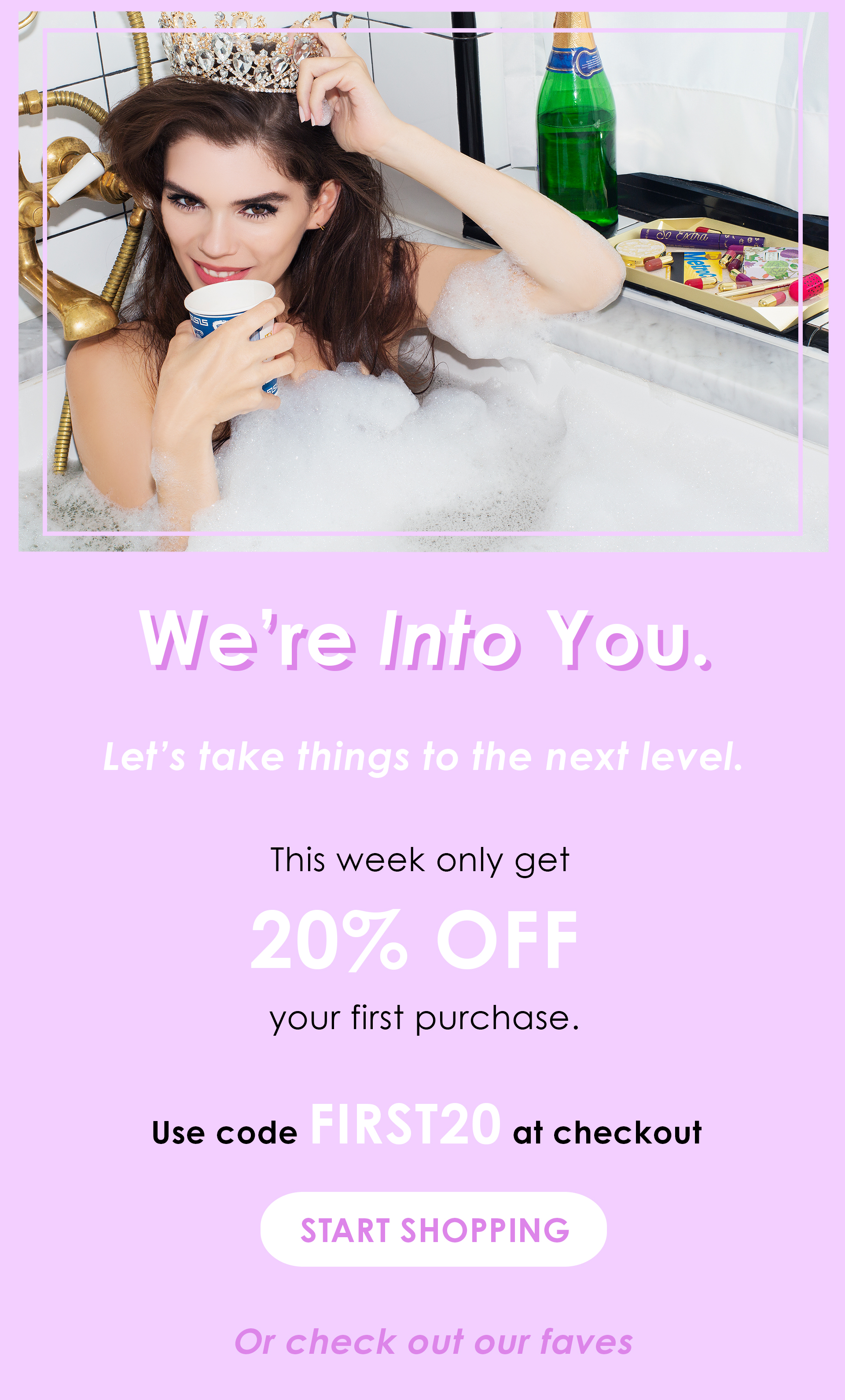Get 20% Off Your First Purchase With Code FIRST20!