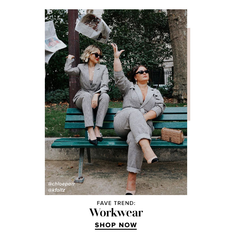Fave Trend: Workwear. SHOP NOW
