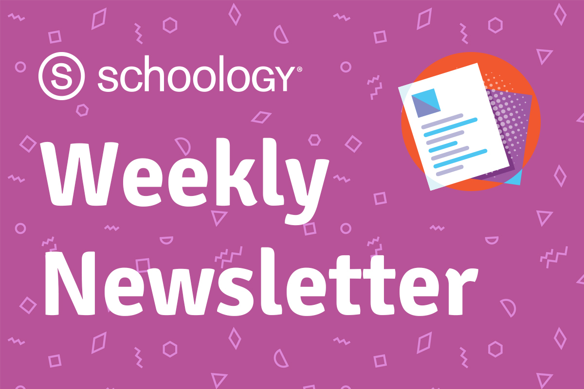 Weekly newsletter