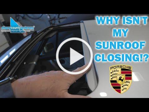 Sunroof Stuck Open? How to Troubleshoot &amp; Fix | 1989 Porsche 911 Carrera 964