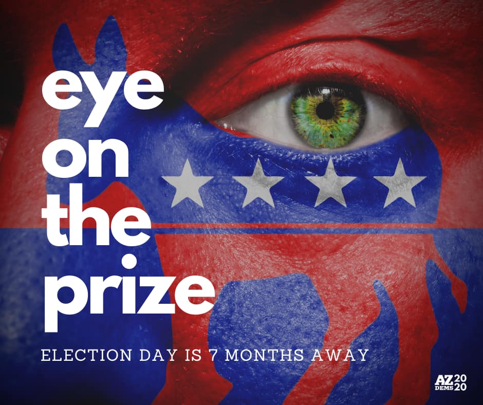 Eye on the prize: Election day is 7 months away