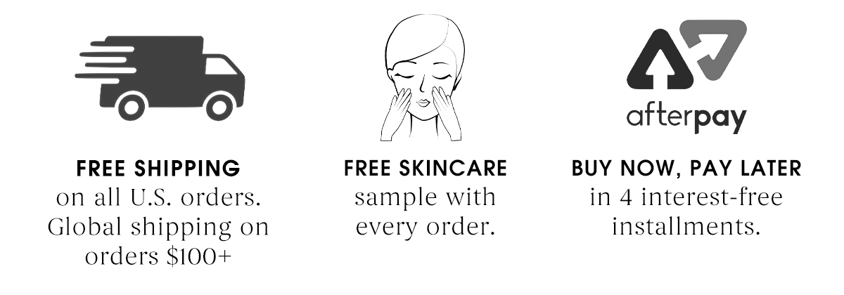 Free Shipping | Free Skincare | afterpay