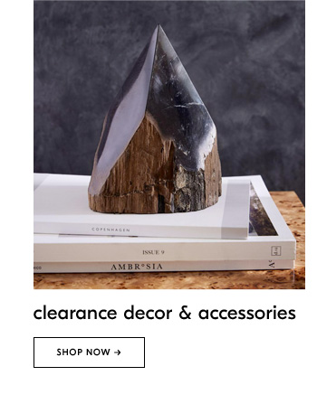 clearance decor & accessories