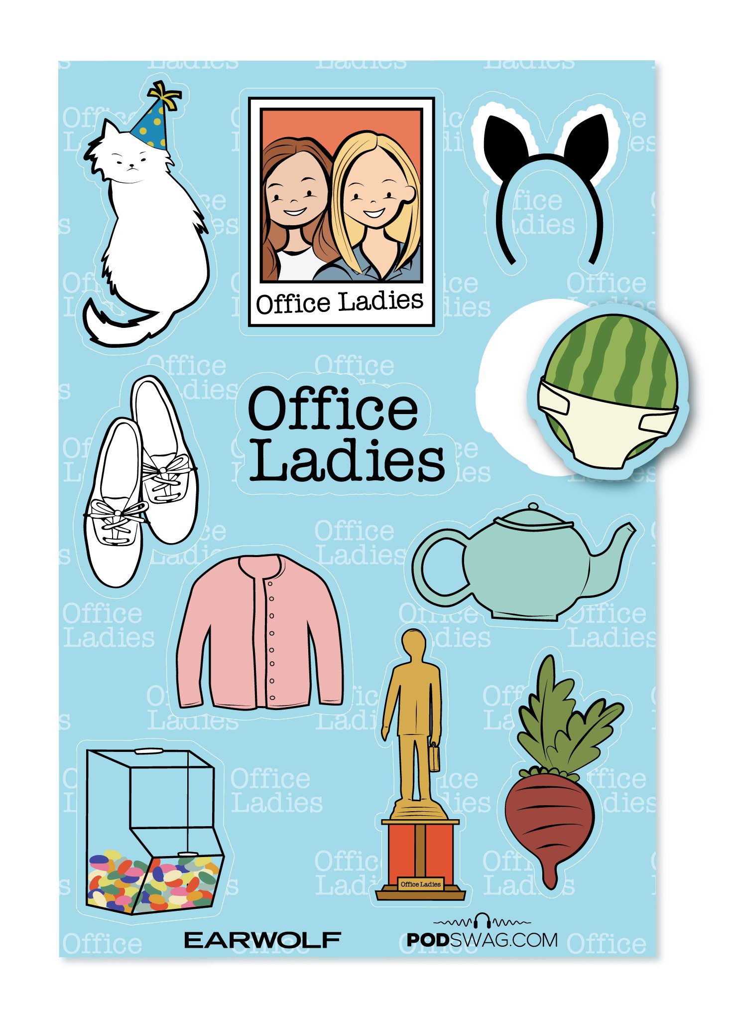 Office Ladies: Sticker Sheet